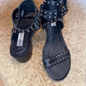 Steven Madden Ankle Wrap Heeled Sandals